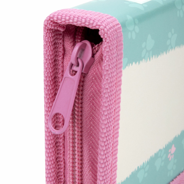 Пенал ПИФАГОР, 1 отделение, ламинированный картон, 19х9 см, "Paw", 271097 - Пеналы каркасные