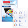 Папки-файлы перфорированные А4 BRAUBERG "EXTRA 900", КОМПЛЕКТ 50 шт., матовые, ПЛОТНЫЕ, 90 мкм, 229669 - Папки перфорированные
