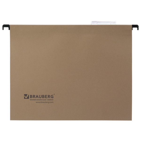 Подвесные папки А4 (350х245 мм), до 80 листов, КОМПЛЕКТ 10 шт., картон, BRAUBERG (Италия), 231786 - Подвесные папки А4