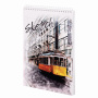 Скетчбук, рисовальная бумага 300 г/м2, 195х300 мм, 20 л., гребень, SoftTouch, брайль, "Трамвай", 97323 - Альбомы, скетчбуки и бумага для графики и эскизов