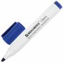 Маркер стираемый для белой доски СИНИЙ, BRAUBERG "CLASSIC", 3 мм, с клипом, 152115 - Маркеры для досок