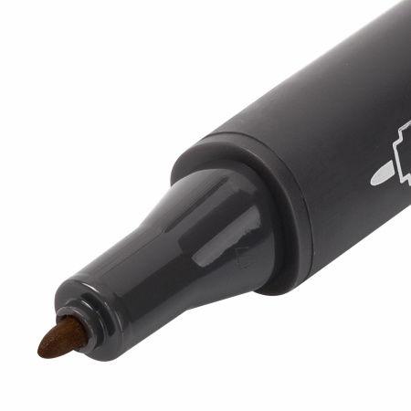 Маркер для скетчинга двусторонний 1 мм - 6 мм BRAUBERG ART CLASSIC, ТЕМНО-ЖЕЛТАЯ ОХРА (Y529), 151822 - Скетчмаркеры поштучно