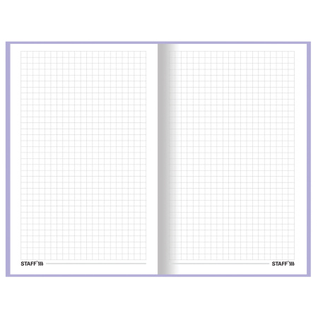 Блокнот А5 (134х206 мм), 80 л., твёрдый, клетка, выборочный лак, STAFF, "Beagles", 114424 - Блокноты в книжном переплете
