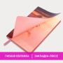 Блокнот МАЛЫЙ ФОРМАТ (100х150 мм) А6, BRAUBERG VISTA "Flamingo", под кожу, гибкий, тиснение фольга, 80 л., 112099 - Бизнес-блокноты и бизнес-тетради