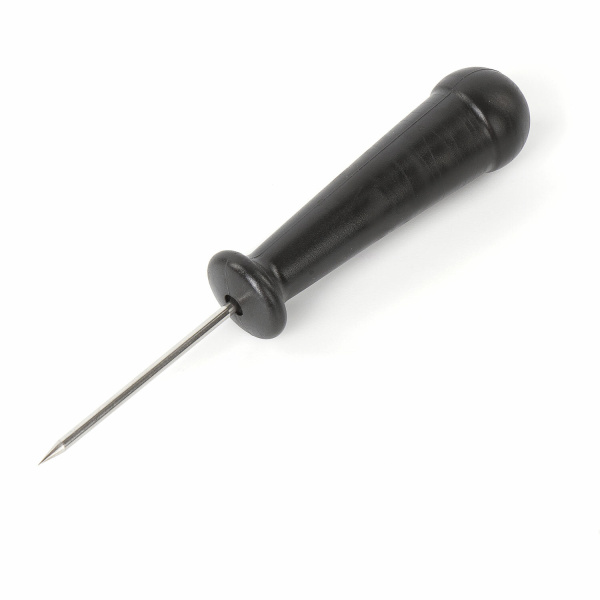 Шило канцелярское большое STAFF, общая длина 150 мм, диаметр иглы 3 мм, ручка черная, 237174 - Шило канцелярское