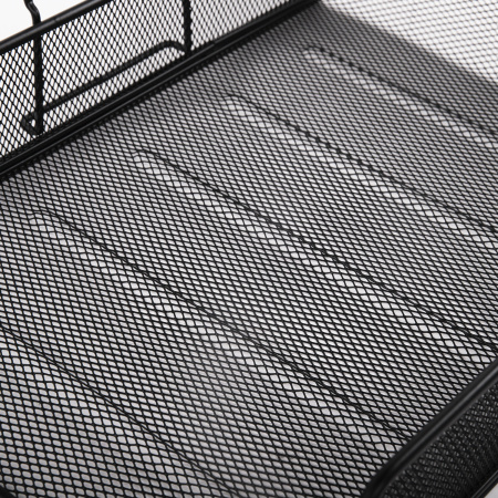 Настольный набор из металла BRAUBERG "Germanium", 7 предметов, черный, 231962 - Настольные наборы из металла