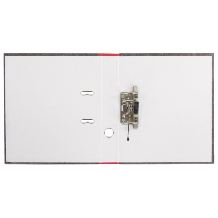 Папка-регистратор ОФИСМАГ, фактура стандарт, с мраморным покрытием, 50 мм, красный корешок, 225587 - Папки-регистраторы с арочным механизмом