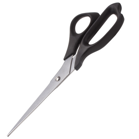 Ножницы STAFF Basic 210 мм, чёрные, ПВХ чехол с европодвесом, 235460 - Ножницы универсальные