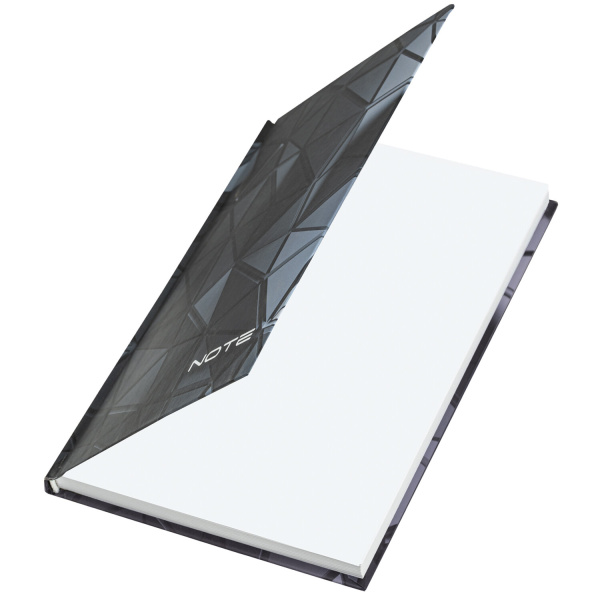 Ежедневник недатированный А5 (145х215 мм), ламинированная обложка, 128 л., STAFF, "3D Triangles", 113527 - Ежедневники с твердой обложкой