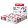 Ластик большой BRAUBERG EXTRA, 60х24х11 мм, белый, прямоугольный, экологичный ПВХ, картонный держатель, 228074 - Ластики классические