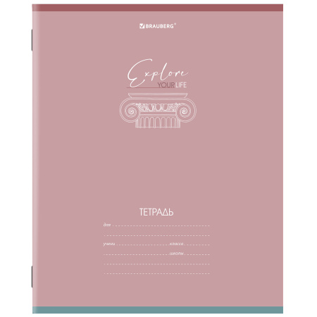 Тетрадь 24 л. BRAUBERG клетка, обложка картон, "PASTEL", 1 шт, 106486 - Тетради 12-24 листов