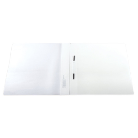 Скоросшиватель пластиковый с перфорацией BRAUBERG, А4, 140/180 мкм, белый, 226585 - Папки-скоросшиватели мягкие