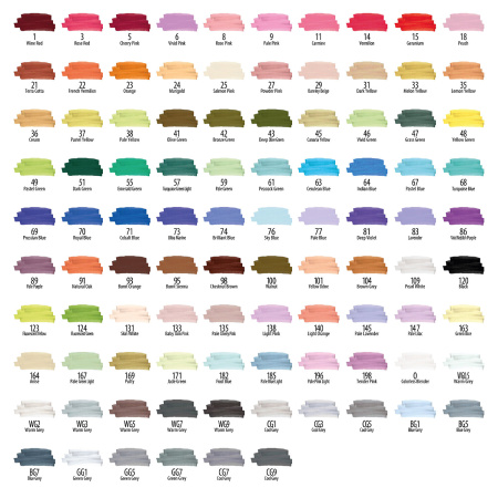 Маркеры для скетчинга двусторонние BRAUBERG ART DEBUT "BLACK", НАБОР 96 шт., текстильный чехол, 152133 - Скетчмаркеры в наборах