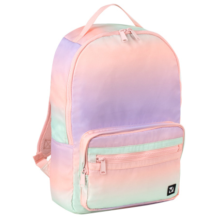 Рюкзак BRAUBERG MULTICOLOR универсальный, нейлон, "Gradient", 43х28х14 см, 229889 - Рюкзаки городские для старшеклассников и студентов