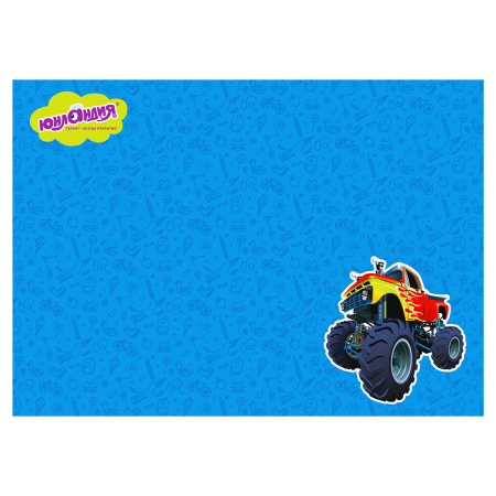 Клеёнка настольная для занятий творчеством ЮНЛАНДИЯ, БИГФУТ, 50х70 см, ПВХ, 662458 - Аксессуары для рисования