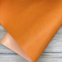 Переплетный кожзам (Италия) матовый, цвет апельсиновый, отрез 35*50 см - Кожзам и экокожа