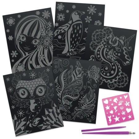 Серия Isadora: Набор для рисования в технике граттаж - Наборы для рисования