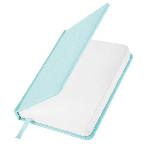 Ежедневник недатированный МАЛЫЙ ФОРМАТ А6 (100x150 мм) BRAUBERG "Profile", балакрон, 136 л., мятный, 111692 - Ежедневники с покрытием "под кожу и ткань"