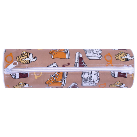 Пенал-тубус ПИФАГОР, мягкий, "HOLIDAY", 20х7 см, 229269 - Пеналы мягкие