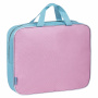 Папка на молнии с ручками STAFF EVERYDAY А4, 1 отделение, полиэстер, 80 мм, нежно-розовый, 271488 - Папки-сумки с ручками