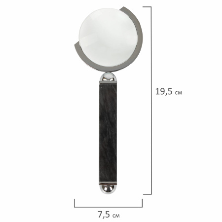 Набор настольный GALANT из мрамора, 8 предметов, черный мрамор/серебристые металлические детали, 231192 - Настольные наборы и аксессуары из мрамора