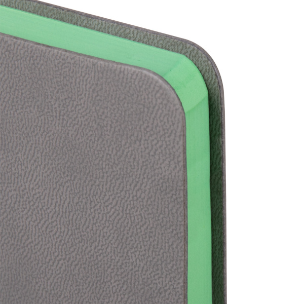 Ежедневник недатированный А5 138х213мм BRAUBERG "Metropolis Mix", под кожу, 136 л., серый, 113297 - Ежедневники с покрытием "под кожу и ткань"