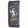 Пенал ЮНЛАНДИЯ, 2 отделения, полиэстер, "Cosmonaut", серый, 21х6х9 см, 270275 - Пеналы мягкие
