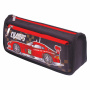 Пенал ЮНЛАНДИЯ для мальчиков, 2 отделения, мягкий, "Машина", черный, 21х6х9 см, 228982 - Пеналы мягкие