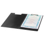 Папка-планшет STAFF, А4 (318х228 мм), с прижимом и крышкой, картон/ПВХ, ЧЕРНАЯ, 229557 - Планшеты и клипборды