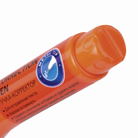 Ручка-корректор BRAUBERG MIX, 9 мл, металлический наконечник, ассорти, 229075 - Корректирующие ручки