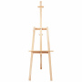 Мольберт напольный из липы "Лира", 67х162х48 см, высота холста до 100 см, BRAUBERG ART DEBUT, 192337 - Мольберты