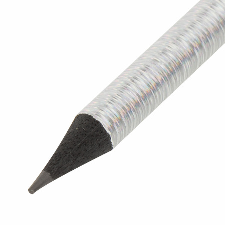 Карандаш чернографитный BRAUBERG "PREMIUM TURKEY", 1 шт., "Platinum", НВ, дисплей, 181561 - Карандаши чернографитные