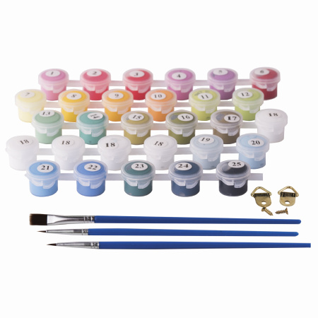 Картина по номерам 40х50 см, ОСТРОВ СОКРОВИЩ "Строгий профиль", на подрамнике, акрил, кисти, 663358 - Картины по номерам