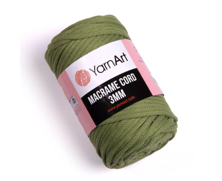 YarnArt Макраме Cord 3mm №787 (хаки)