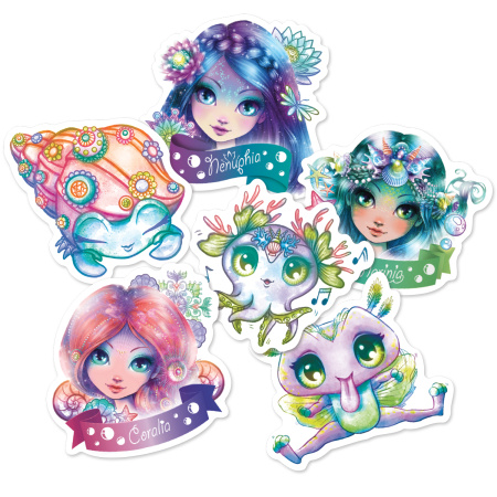 Серия Space: Набор виниловых наклеек 2, 50 шт. - Наклейки