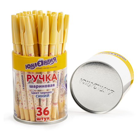 Ручка шариковая ЮНЛАНДИЯ "SPOTS", синяя, SOFT TOUCH покрытие, узел 0,7 мм, линия письма 0,35 мм, 143733 - Ручки шариковые неавтоматические