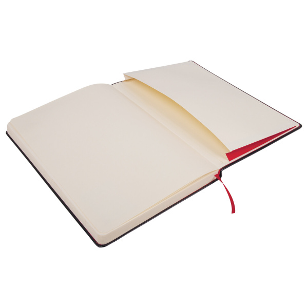 Ежедневник недатированный БОЛЬШОЙ ФОРМАТ 210х297 мм А4, BRAUBERG "Office", 160 л., черный, 113285 - Ежедневники с покрытием "под кожу и ткань"