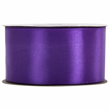 Лента атласная ширина 38 мм, длина 23 м, фиолетовая, BRAUBERG, 591518 - Ленты для декора, рукоделия и упаковки подарков