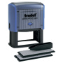 Штамп самонаборный 8-строчный, оттиск 75х38 мм, синий без рамки, TRODAT 4926/DB, КАССЫ В КОМПЛЕКТЕ, 53604 - Штампы прямоугольные самонаборные