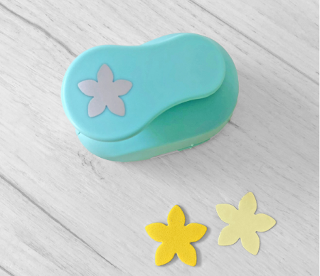 Фигурный дырокол для бумаги и фоамирана №008 "Цветок 2" 3,8 см - Дыроколы