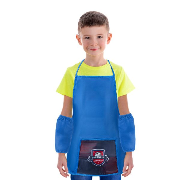 Фартук с нарукавниками для уроков труда ПИФАГОР, 1 карман, 44x55 см, "Champion", 270927 - Аксессуары для рисования