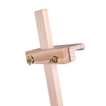 Мольберт напольный из сосны Лира с полкой, 170х55х70 см, высота холста до 107 см, BRAUBERG ART CLASSIC, 192261 - Мольберты