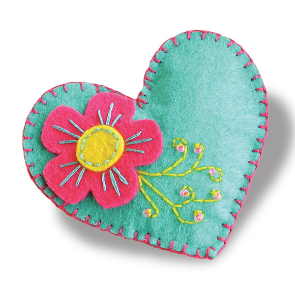 Цветной фетр для творчества, А4, ОСТРОВ СОКРОВИЩ, 10 листов, 10 цветов, толщина 2 мм, 660088 - Фетр