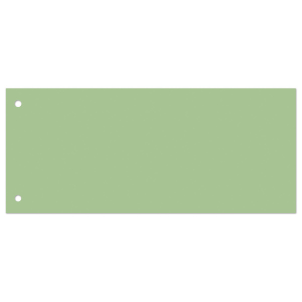 Разделители листов (полосы 240х105 мм) картонные, КОМПЛЕКТ 100 штук, зеленые, BRAUBERG, 223971 - Разделители