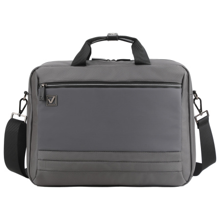 Сумка портфель BRAUBERG Expert с отделением для ноутбука 15,6", 2 отделения, серая, 30х40х12 см, 270825 - Сумки деловые с отделением для ноутбука и планшета