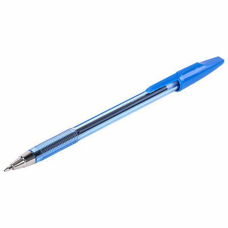 Ручка шариковая BEIFA (Бэйфа) 927, корпус тонированный синий, узел 0,7 мм, линия письма 0,5 мм, AA927-BL - Ручки шариковые неавтоматические