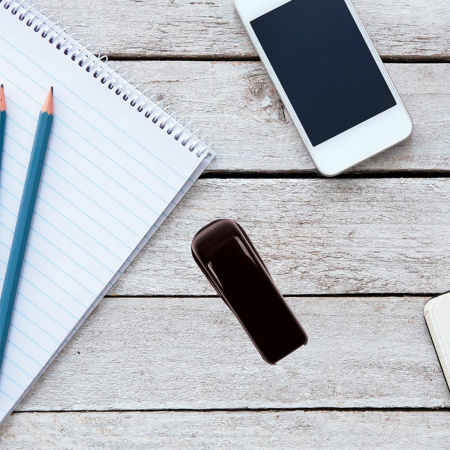 Степлер №10 МИНИ BRAUBERG "Classic", до 12 листов, с антистеплером, черный, 222544 - Степлеры настольные