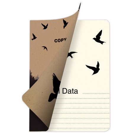 Тетрадь 60 л. в клетку обложка КРАФТ, бежевая бумага 70 г/м2, сшивка, В5 (179х250 мм), FOREST, BRAUBERG, 403807 - Тетради более 60 листов