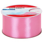 Лента атласная ширина 38 мм, длина 23 м, розовая, BRAUBERG, 591512 - Ленты для декора, рукоделия и упаковки подарков