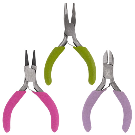 Набор инструментов (круглогубцы, плоскогубцы, бокорезы), 8 см, ОСТРОВ СОКРОВИЩ, 662782 - Разное